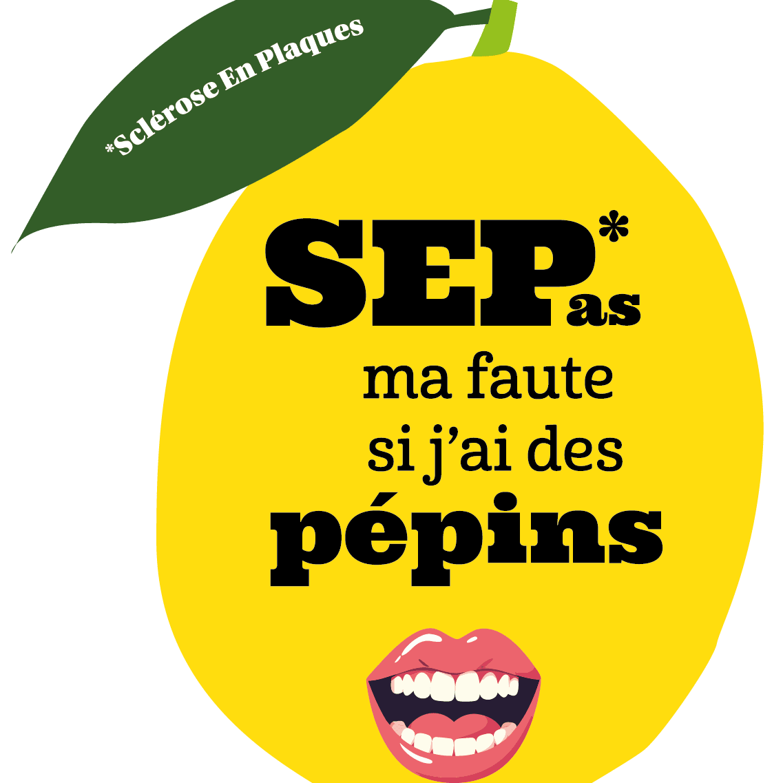 Illustration Pépin de Vie Seplavie, de Sandra Maestrini accessoire positif handicap invisible 
