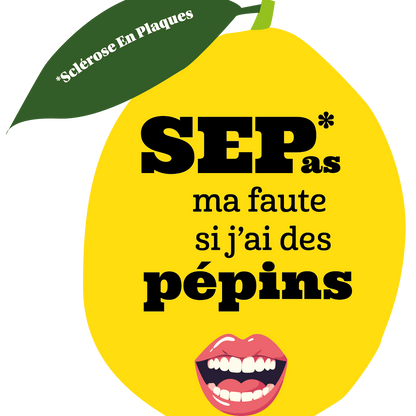 Illustration Pépin de Vie Seplavie, de Sandra Maestrini accessoire positif handicap invisible 
