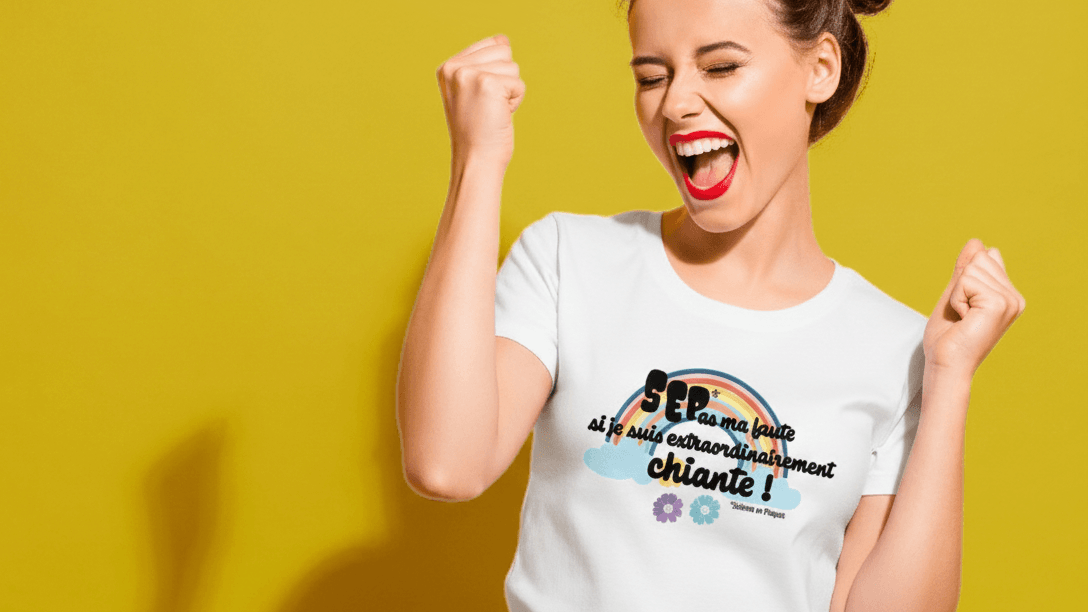 T-shirt en coton bio pour la sclérose en plaques