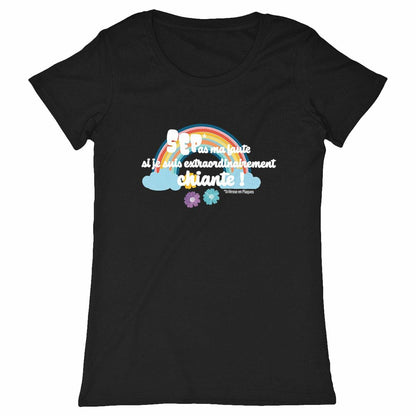 T-shirt femme  noir Après la pluie Seplavie noir, mode engagée sclérose en plaques