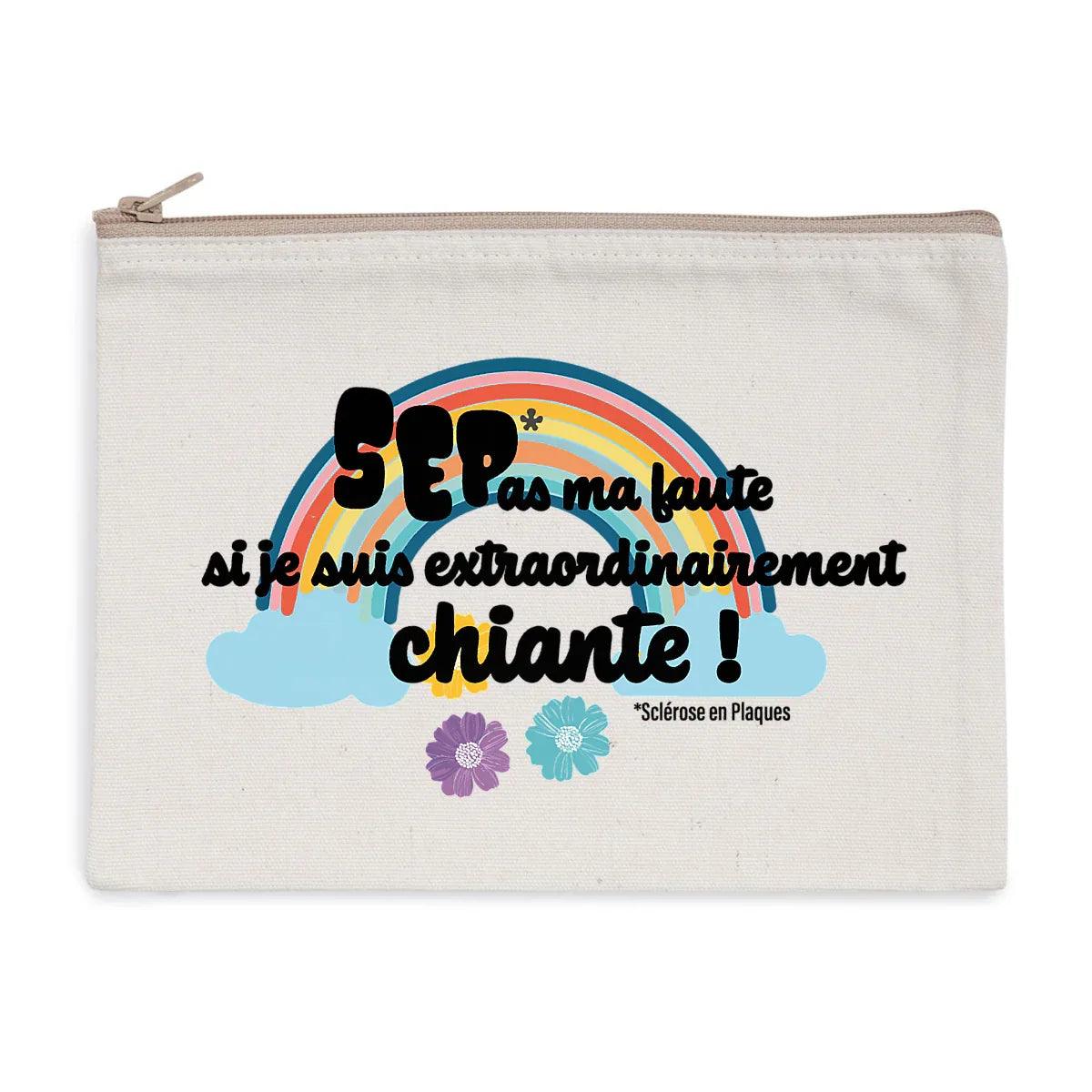 Trousse Après la pluie Seplavie en coton bio, cadeau original pour personne avec sclérose en plaques