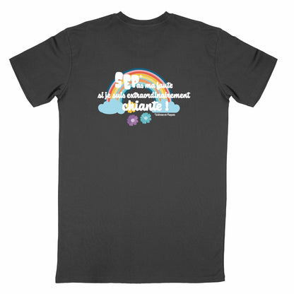 Tee-shirt unisexe Extra Noir/Bleu marine - dos_noir