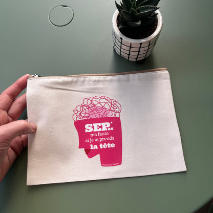 Trousse Tête en Nuages Seplavie, accessoire engagé brouillard cognitif sclérose en plaques