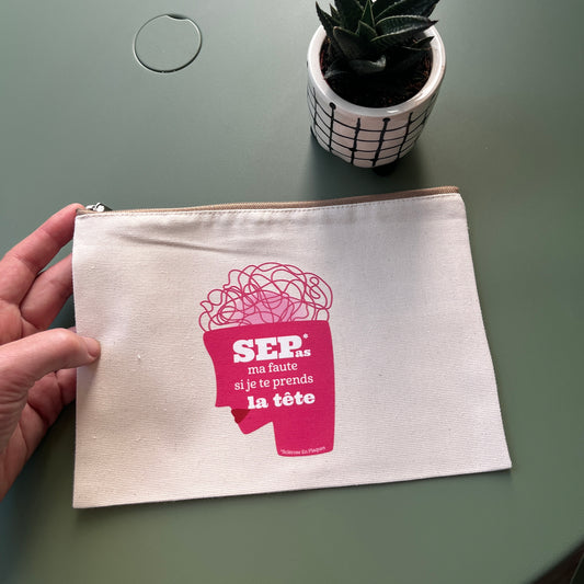 Trousse Tête en Nuages Seplavie, accessoire engagé brouillard cognitif sclérose en plaques